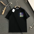 「#3190」Givenchy Hand-painted colored splash-ink letters t-shirt