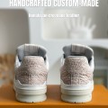 「#3200」【Handmade Custom】Louis Vuitton Himalayan Crocodile Leather Trainer Sneakers