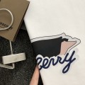 「#3204」Burberry Black reachable duck cartoon footprint T-shirt