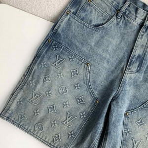 「#2884」LOUIS VUITTON Jean shorts