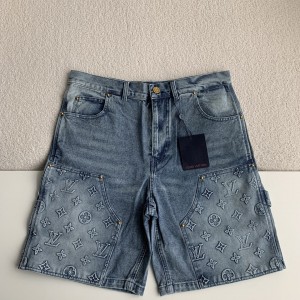 「#2719」LOUIS VUITTON Jean shorts