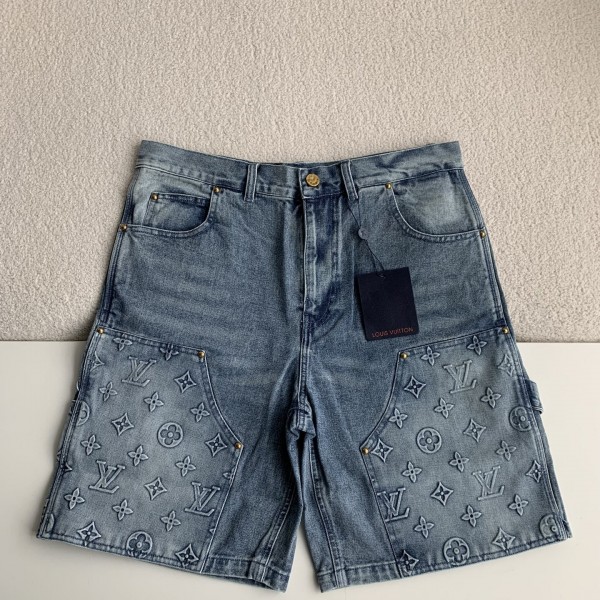 「#2719」LOUIS VUITTON Jean shorts