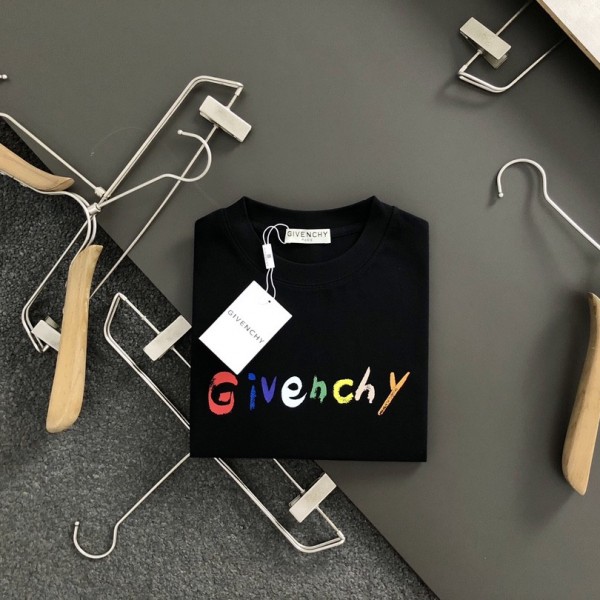 Givenchy  Colored hand-painted letters  t-shirt
