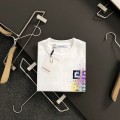 「#3207」Givenchy Hand-painted colored splash-ink letters t-shirt