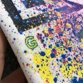 「#3207」Givenchy Hand-painted colored splash-ink letters t-shirt