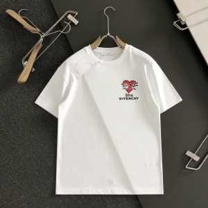 「#3208」Givenchy Cartoon embroidery classic logo of love t-shirt