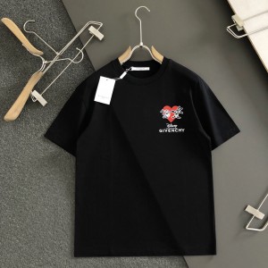 「#3210」Givenchy Cartoon embroidery classic logo of love t-shirt