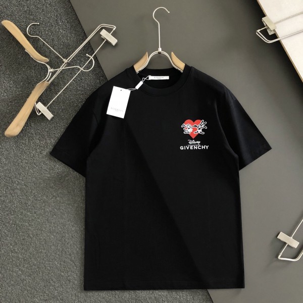 「#3210」Givenchy Cartoon embroidery classic logo of love t-shirt