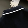 「#3211」Givenchy Monochrome embroidered polo shirt with lapel