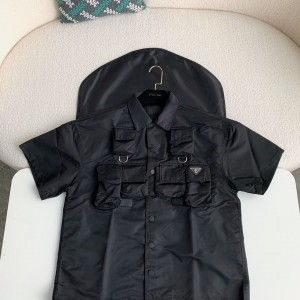 「#3240」Prada battlefield functional style short sleeved