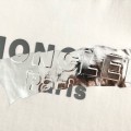 「#3245」MONCLER Silver-plated with bright lettering-shirt