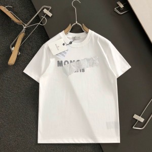 「#3245」MONCLER Silver-plated with bright lettering-shirt