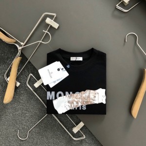 「#3247」MONCLER Silver-plated with bright lettering-shirt