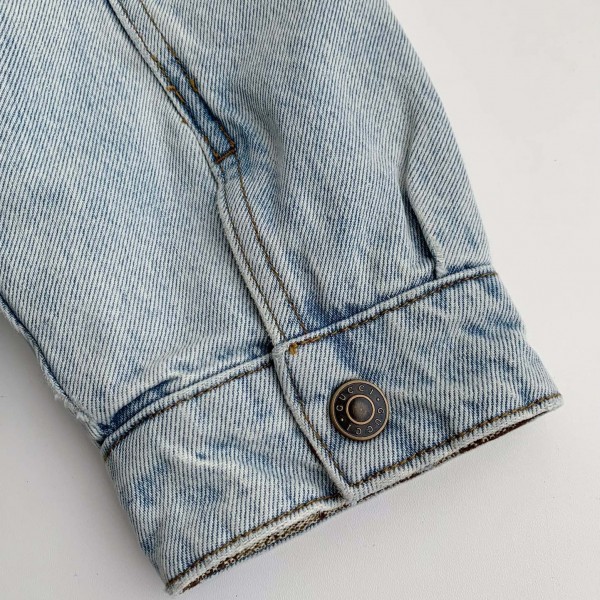 Gucci 24 new double-sided Jean Jacket