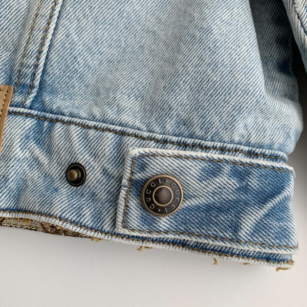 Gucci 24 new double-sided Jean Jacket