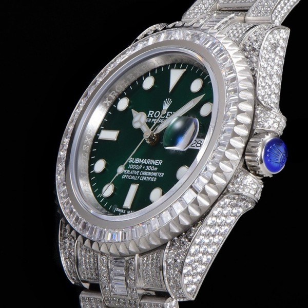 Rolex 904 Steel Submariner Luxury Full Diamond Special Edition