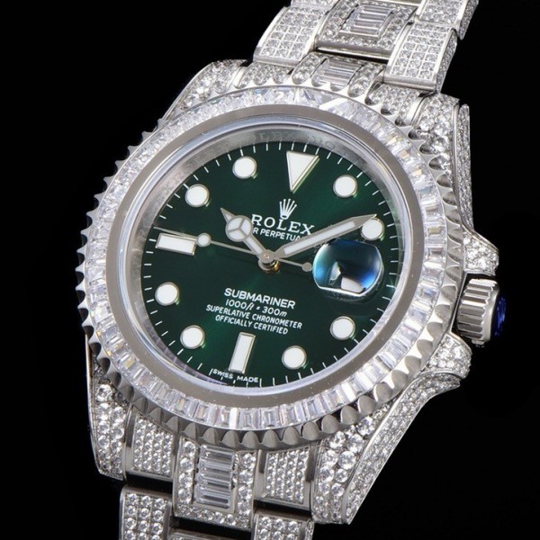 Rolex 904 Steel Submariner Luxury Full Diamond Special Edition