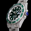「#3284」Rolex 904 Steel Submariner Luxury Full Diamond Special Edition