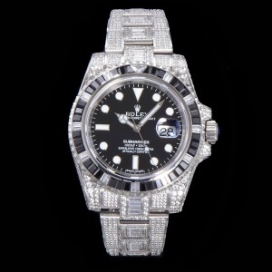 「#3285」Rolex 904 Steel Submariner Luxury Full Diamond Special Edition