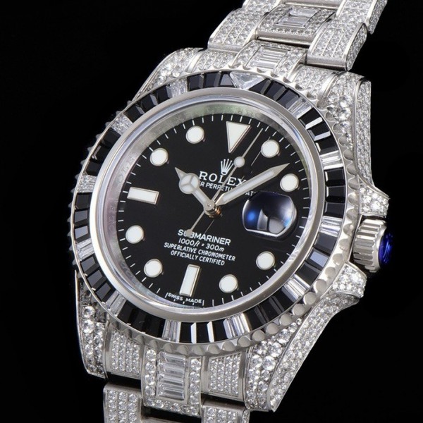 Rolex 904 Steel Submariner Luxury Full Diamond Special Edition