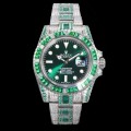 「#3286」Rolex 904 Steel Submariner Luxury Full Diamond Special Edition