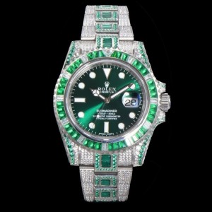 「#3286」Rolex 904 Steel Submariner Luxury Full Diamond Special Edition