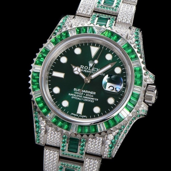 Rolex 904 Steel Submariner Luxury Full Diamond Special Edition