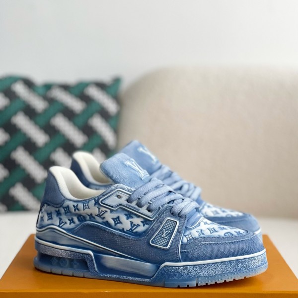 「#3318」 LOUIS VUITTON TRAINER SNEAKERS
