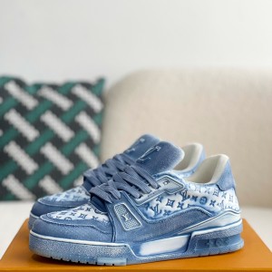 「#3318」 LOUIS VUITTON TRAINER SNEAKERS