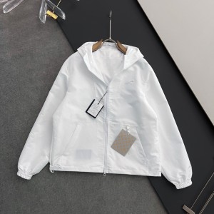 「#3333」Louis Vuitton 24 new double-sided printed Presbyterian jacket